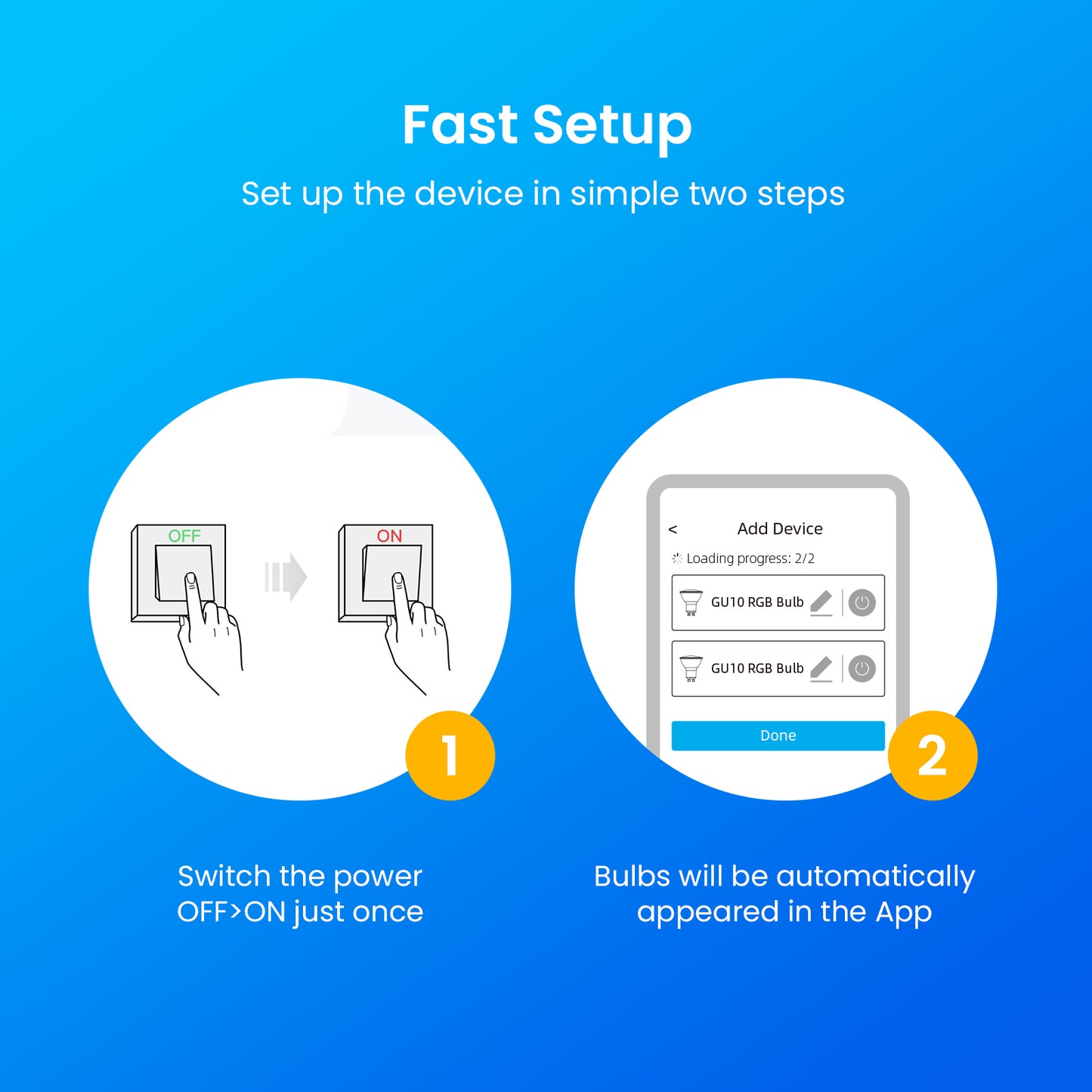 Broadlink GU10 Smart Bulbs