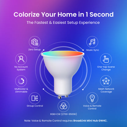 Broadlink GU10 Smart Bulbs