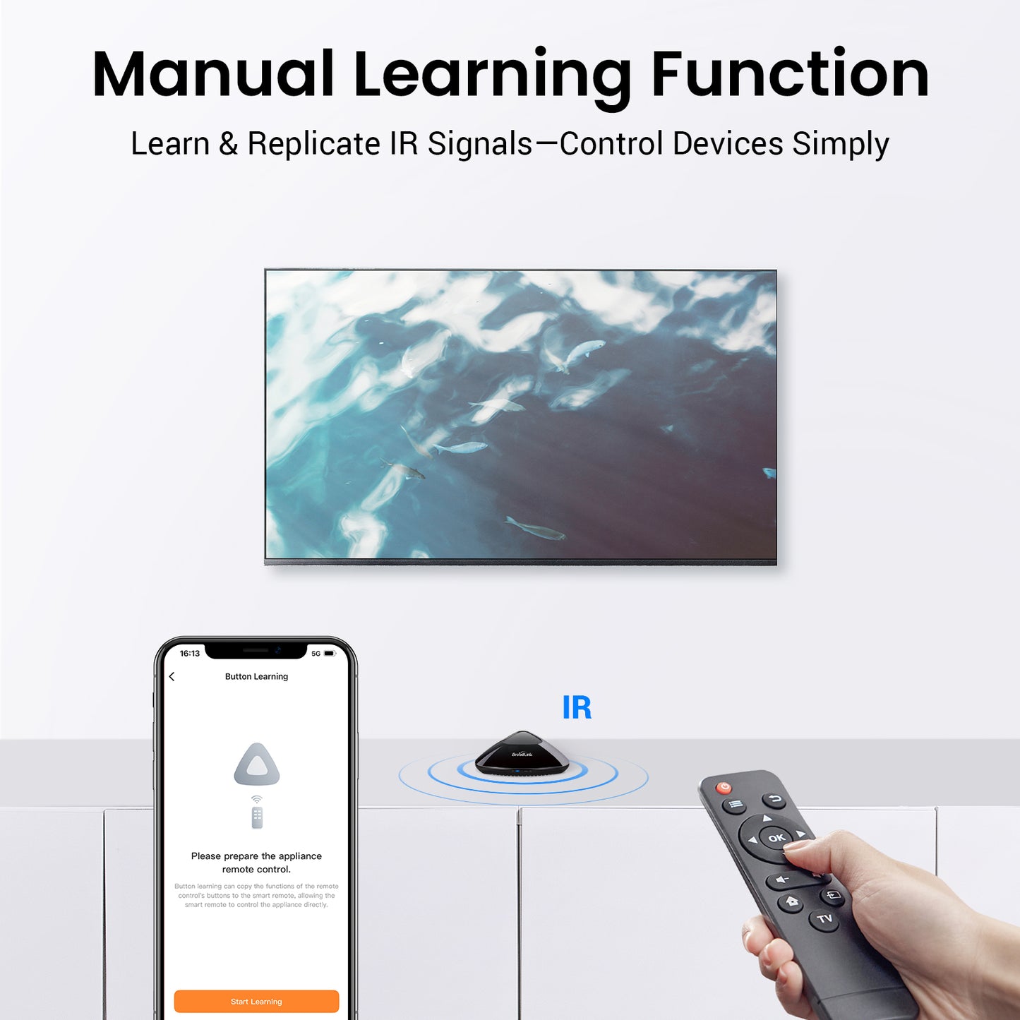 Matter Compatible Broadlink RM Max Universal Smart Remote